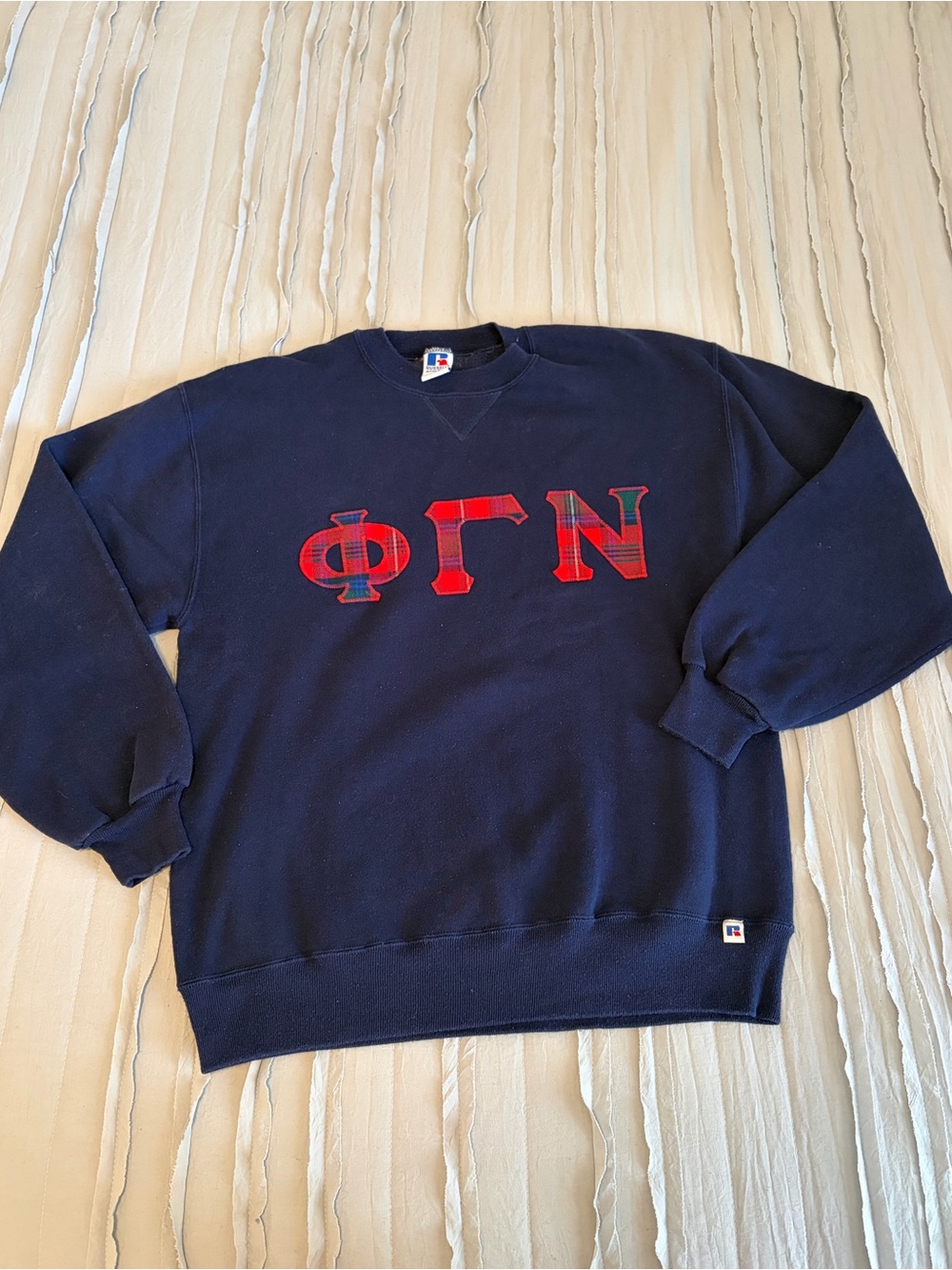 Russell Athletic Phi Gamma Nu Crewneck Sweatshirt | Size L